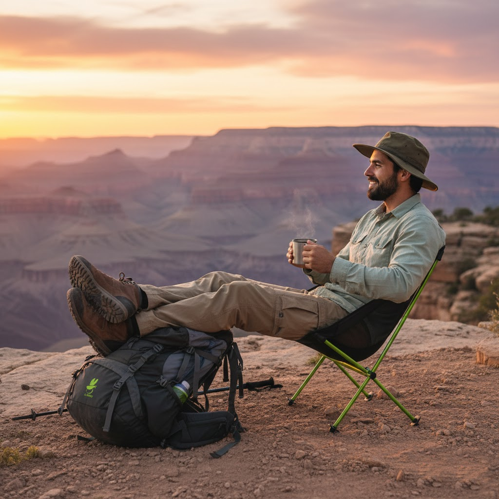 ULRabbit® Ultralight Portable Camp Backpack Chair