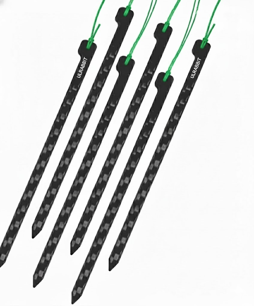 ULRABBIT Ultralight Carbon Fiber Tent Stakes, Your New Choice for Wilderness Lightness!