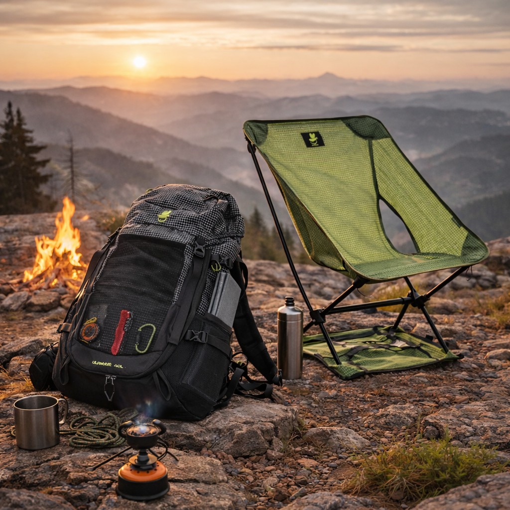 Explore in Comfort and Style with ULRabbit™ Hiking Backpack and Camping Chair
